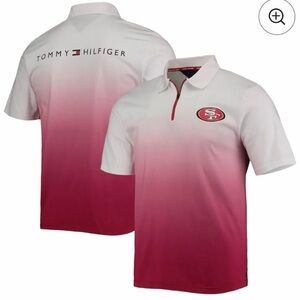 San Francisco 49ers Tommy Hilfiger White/Scarlet Rory Quarter-Zip Polo Shirt 🌴